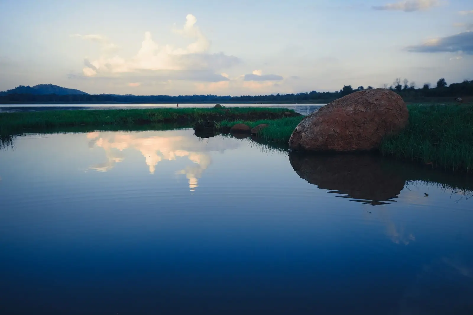 A calm, hopeful landscape